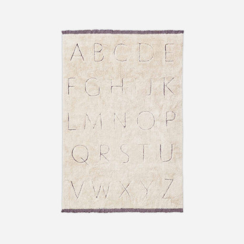 Rugcycled Washable ABC Rug