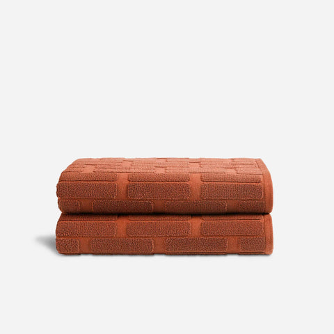 Shifting Tiles Bath Towels - Last Call