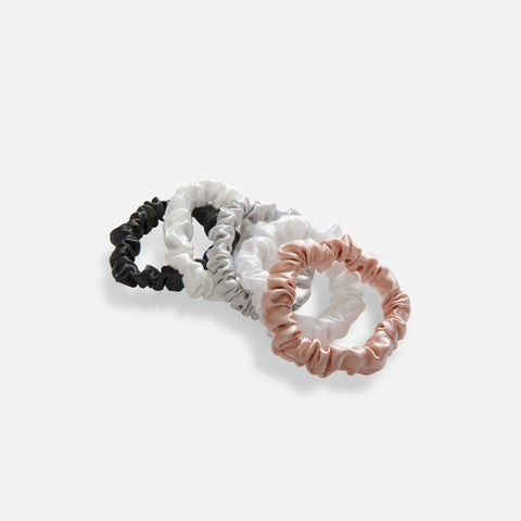 Rewards Small Silk Scrunchies - 5 Piece Set