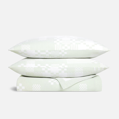 Cotton Matelasse Coverlet Set
