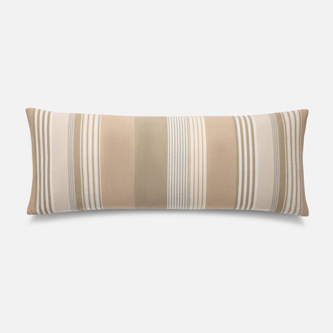 Woven Stripe Lumbar Pillow Cover